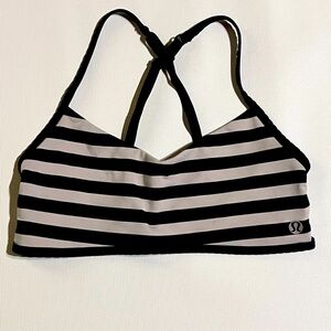 Lululemon Size 4 Hot Spell Sports Bra Strappy Back